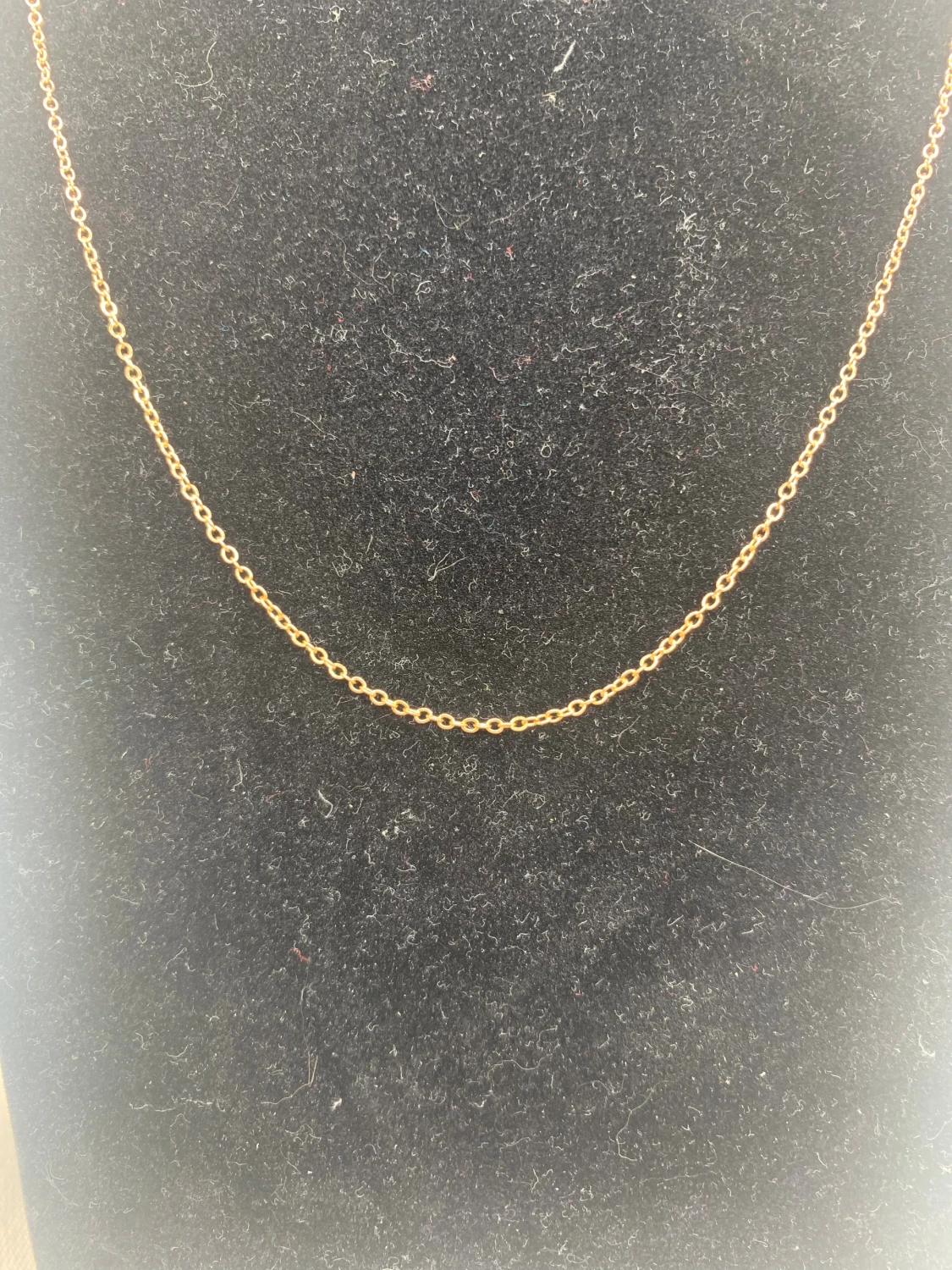 Guldpläterad kedja - 57,5 cm (2mm) - 2