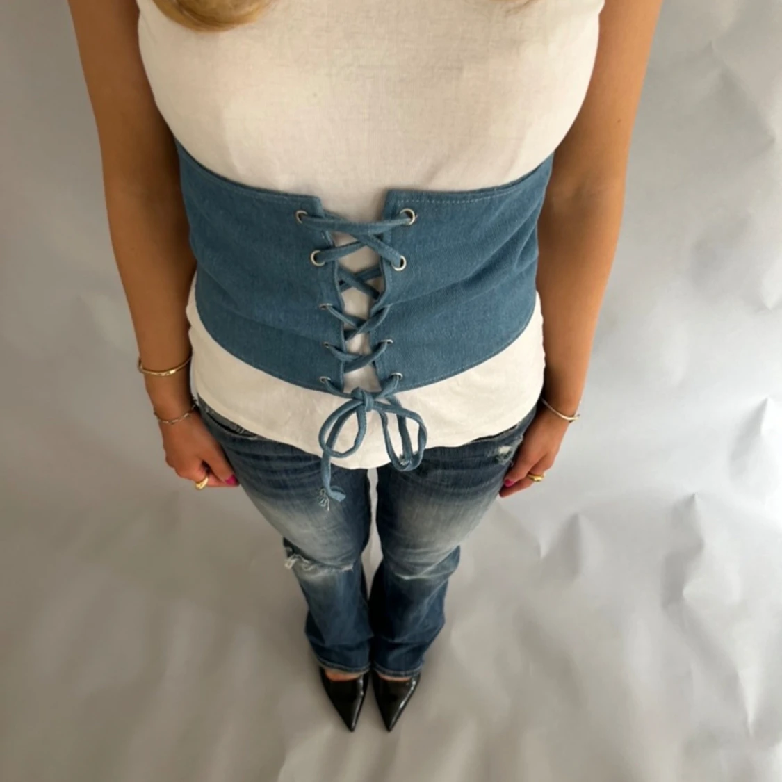 Denim korsett 