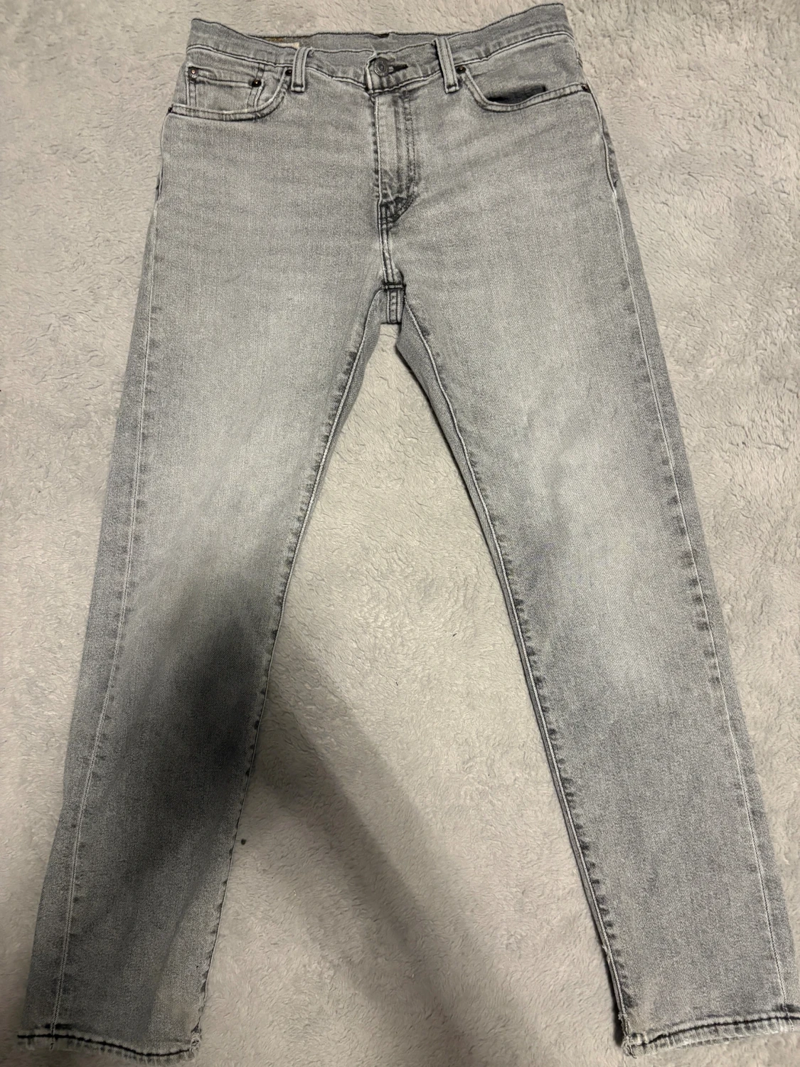 Grå Levi's 501 jeans straight fit