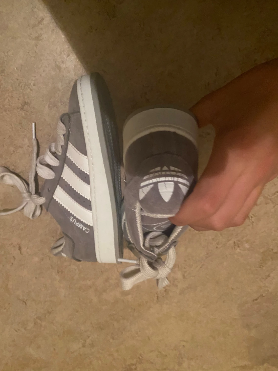 Grå Adidas Campus sneakers - 1