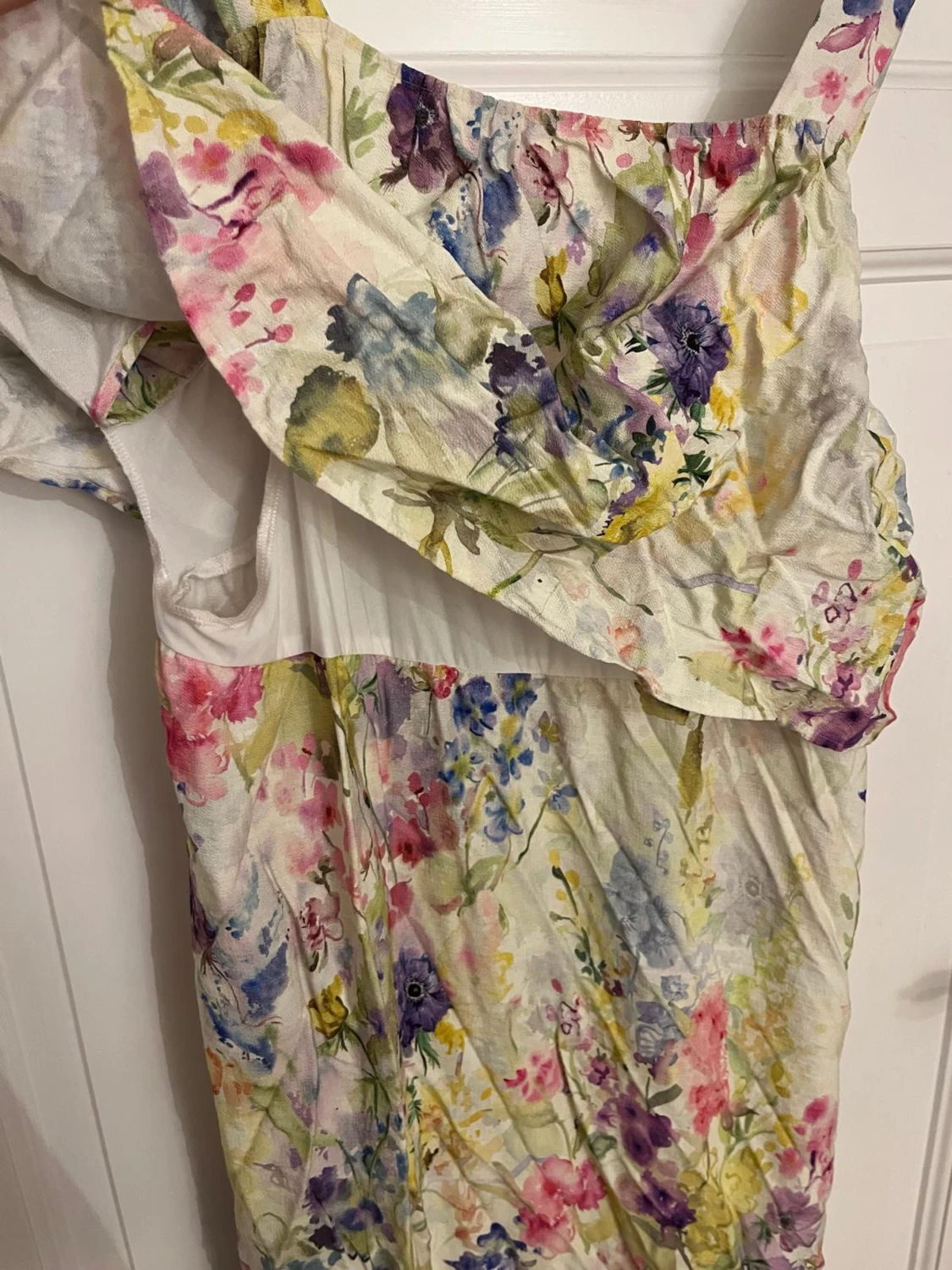 Blommig långklänning från H&M MAMA - 2