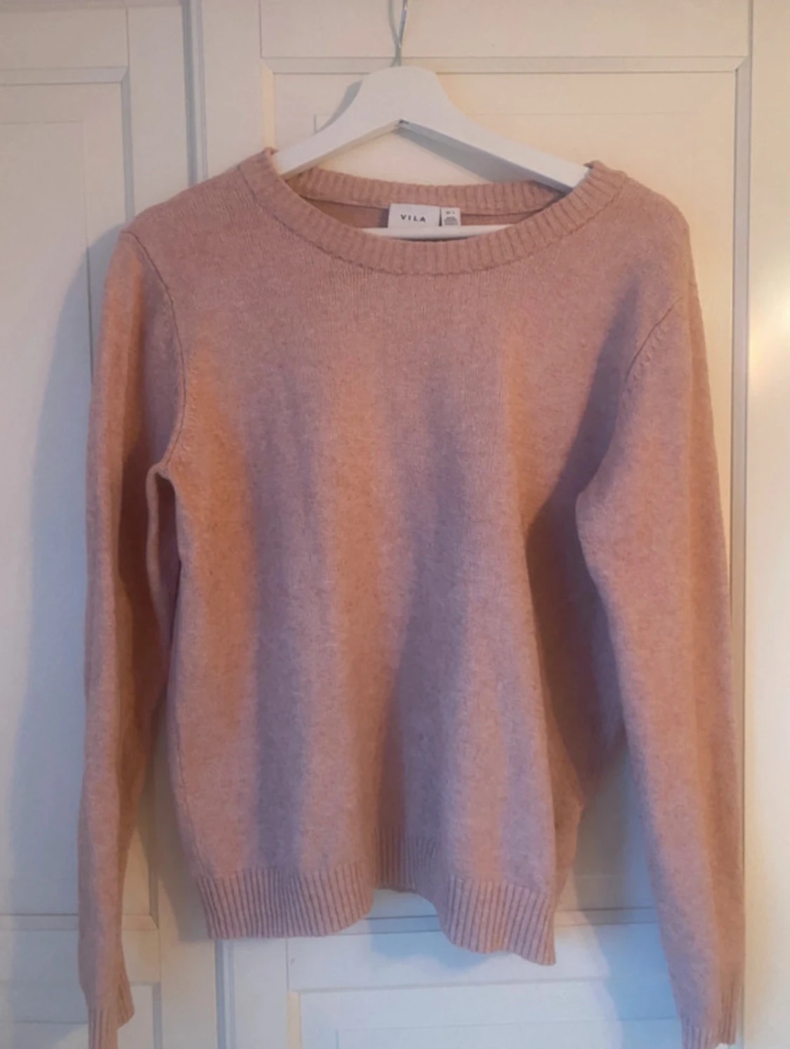 Ljusrosa stickad tröja från Vila - 2