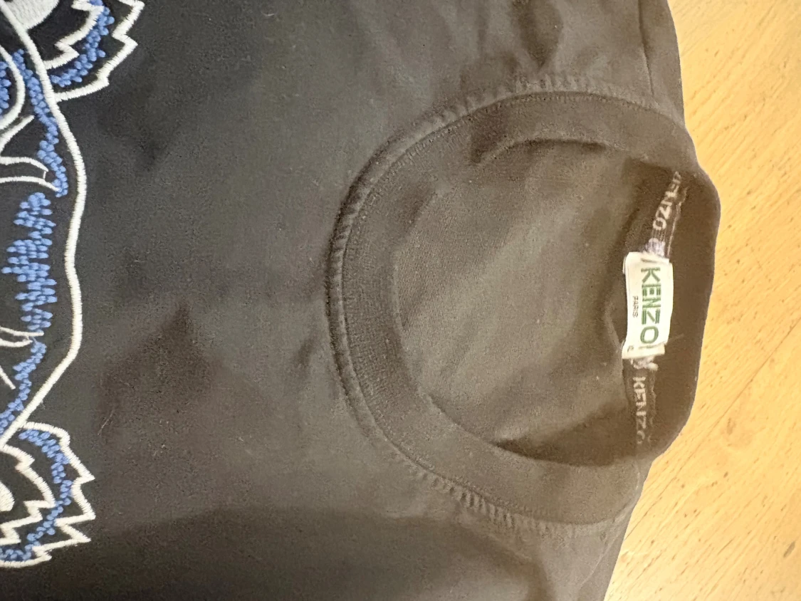 Svart Kenzo sweatshirt med tiger - 2