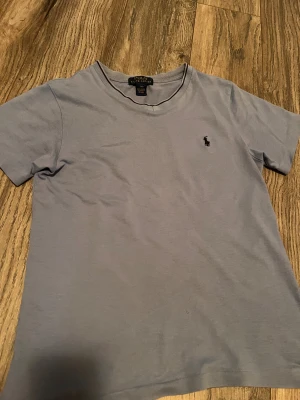 Ljusblå t-shirt från Polo Ralph Lauren i storlek S - Ljusblå t-shirt från Polo Ralph Lauren storlek S inte använd mycket alls