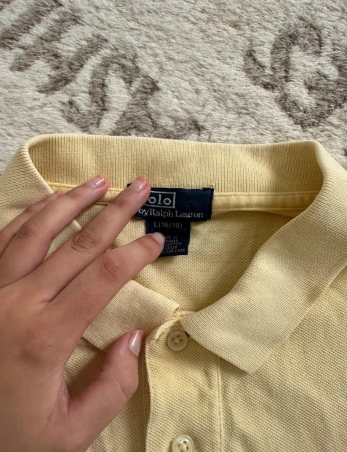 Gul pikétröja från Polo Ralph Lauren - 2