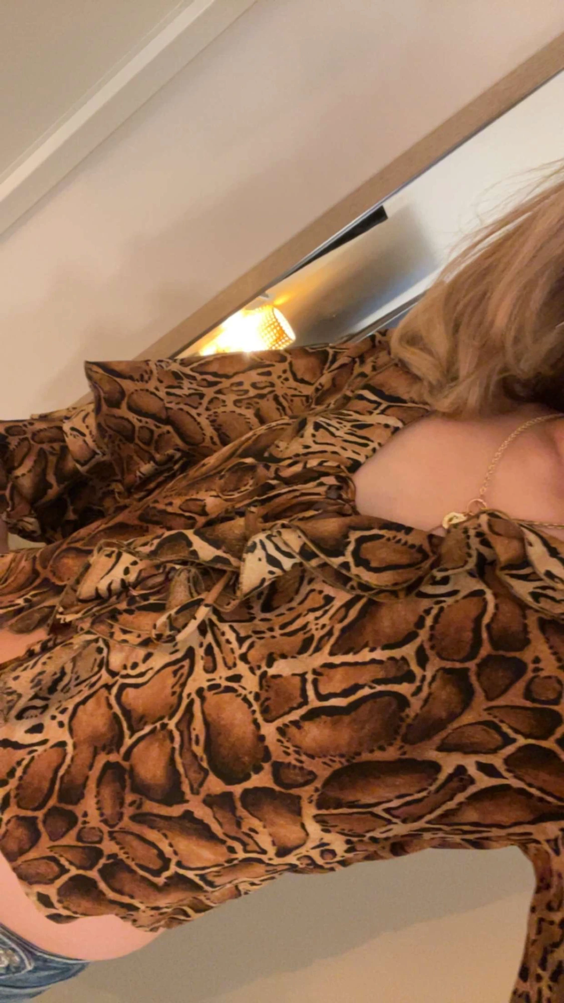 Skit snygg leopard blus - 1