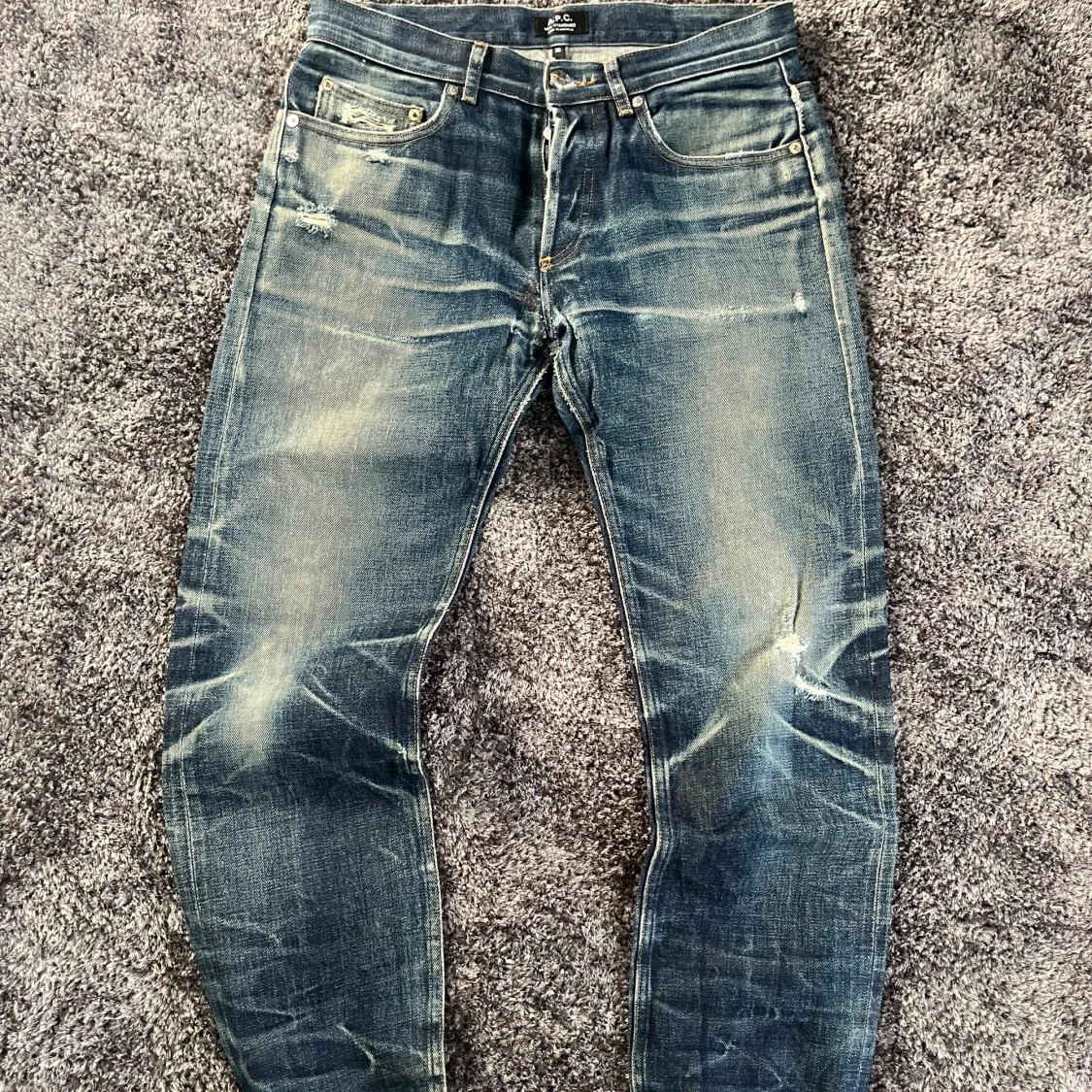 Blå selvedge jeans från A.P.C. - 1