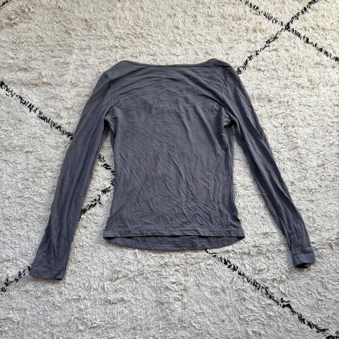 Grå långärmad topp från SHEIN - 1