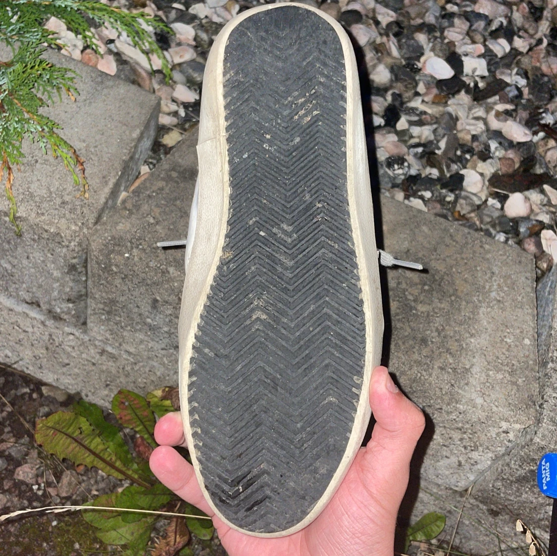 Vita sneakers Golden Goose med stjärna - 2