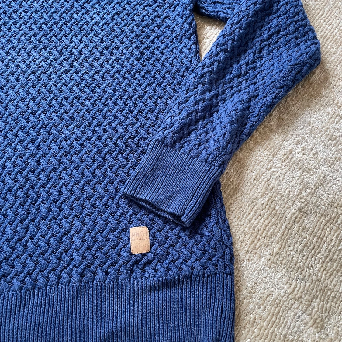 Blå stickad tröja från NN07 - 1