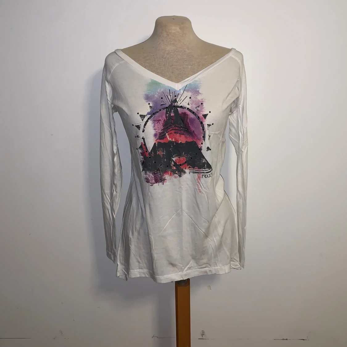 Vit långärmad tröja från Roxy