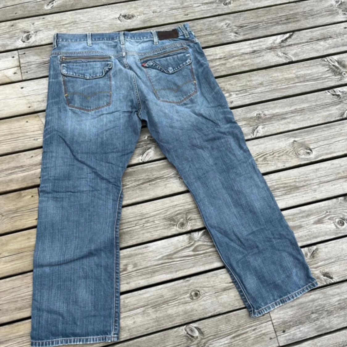 Levi's 501 blå jeans straight fit - 1