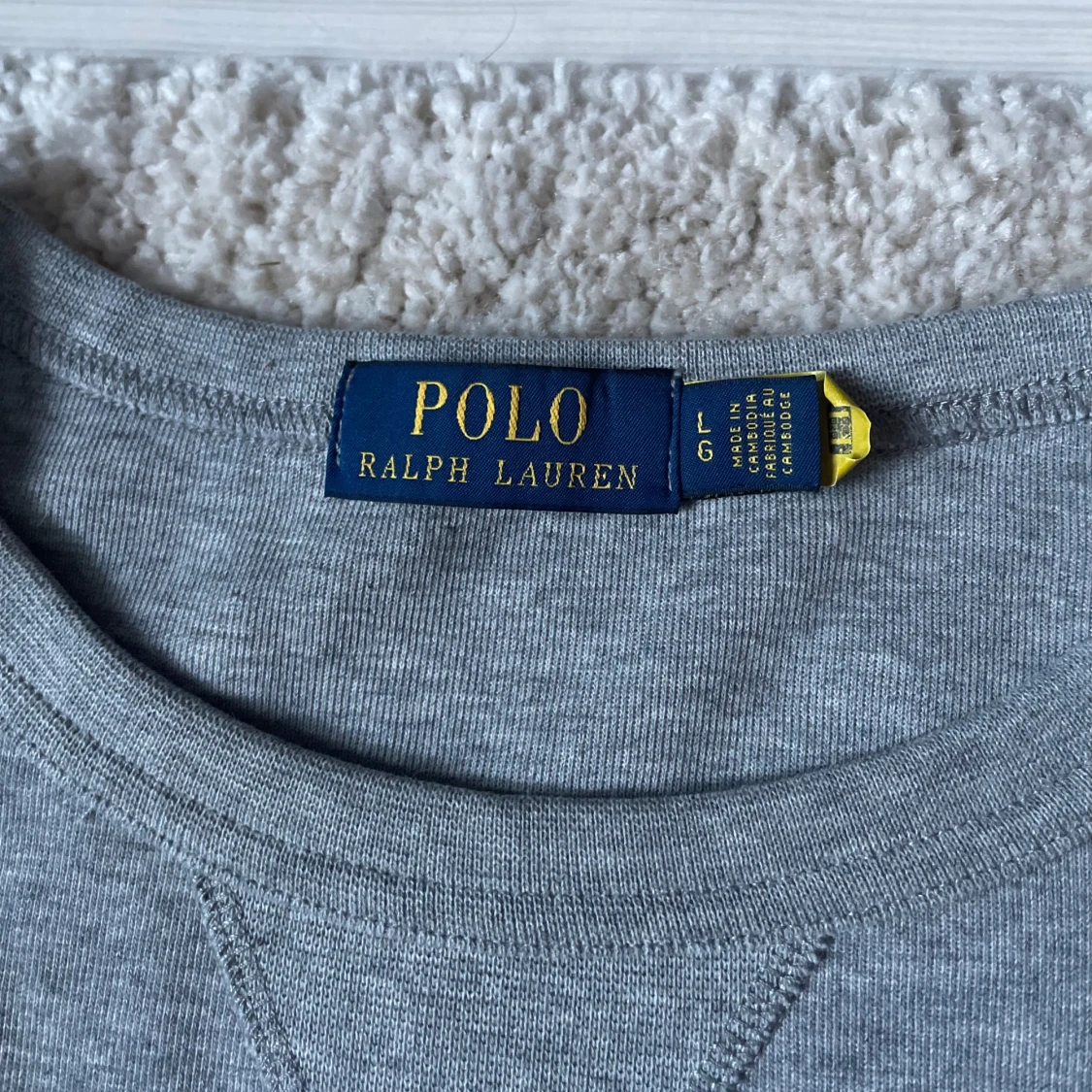 Grå Polo RL Sweatshirt  - 2
