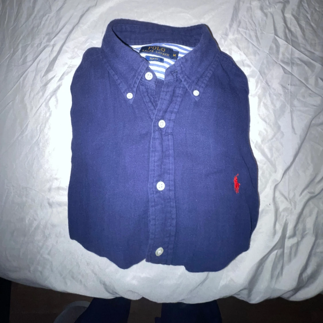 Blå skjorta Polo Ralph Lauren M - 2