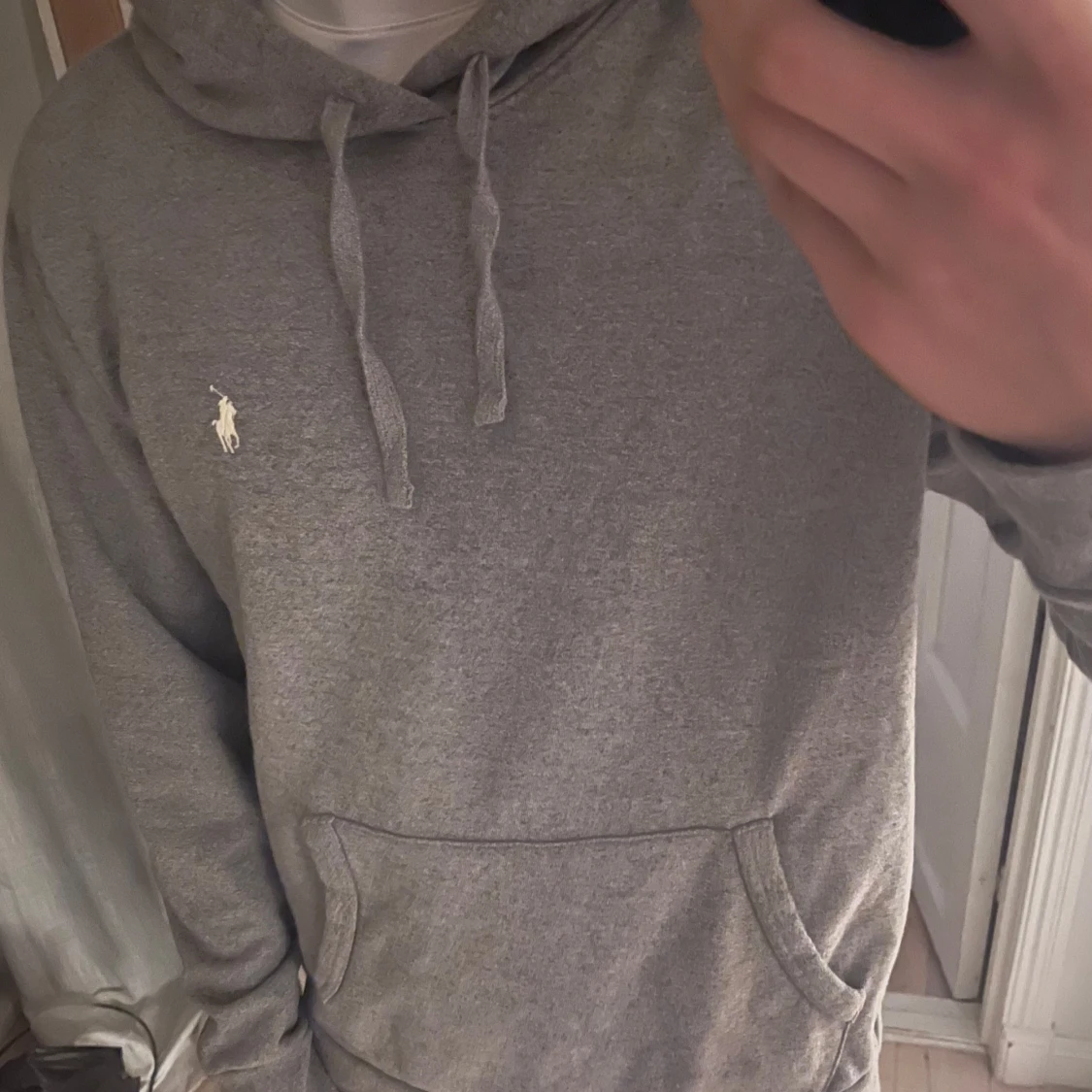 Grå hoodie från Polo Ralph Lauren