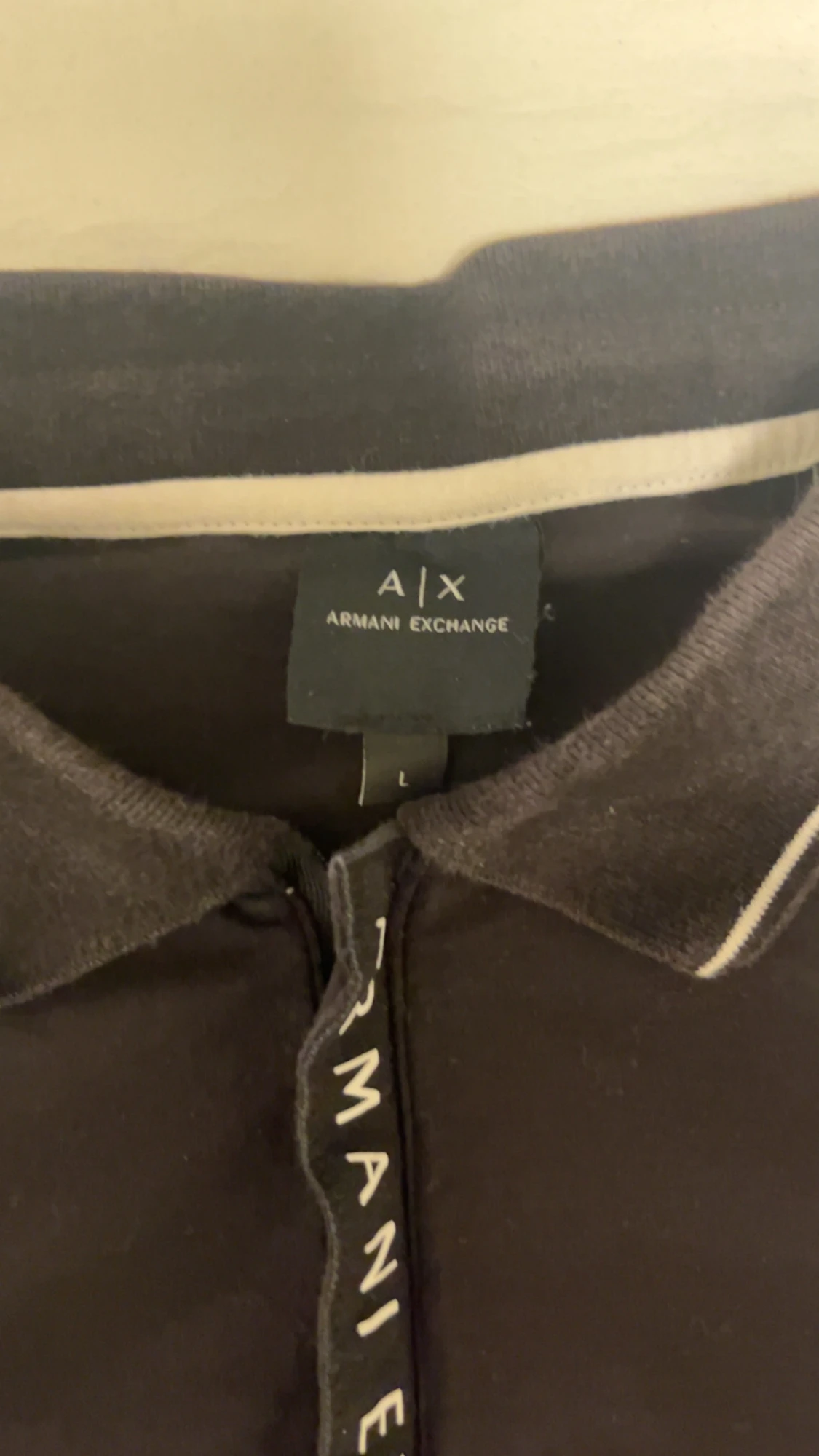 Svart piké från Armani Exchange - 2