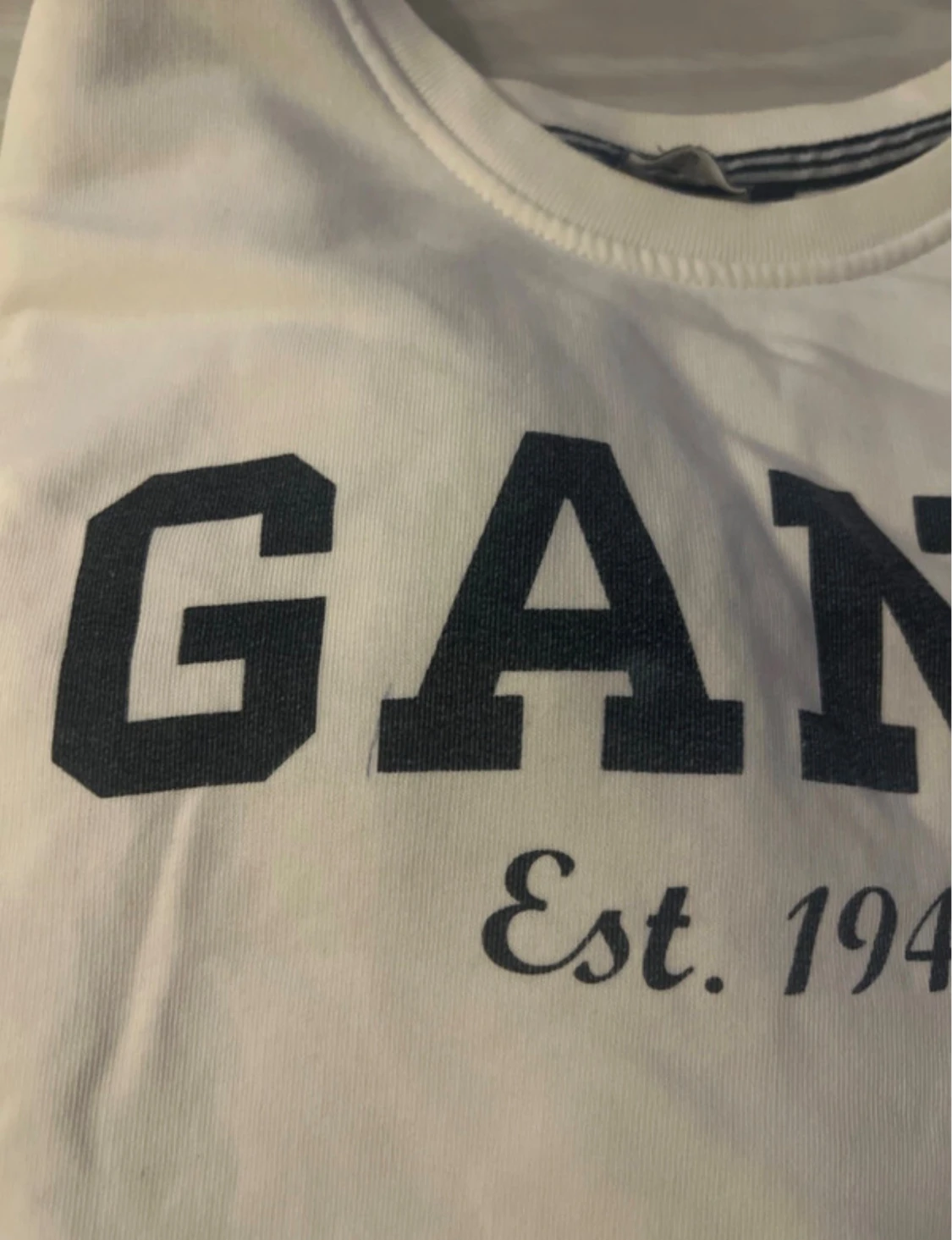 Vit sweatshirt från GANT - 1