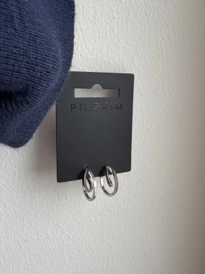 Örhängen från Pilgrim - Helt nya silverfärgade örhängen från Pilgrim. Nypris 250kr. Säljer då jag redan har så många smycken. 