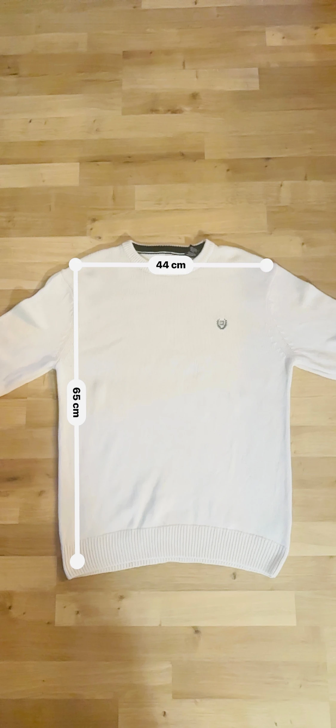 Vit stickad tröja från Chaps - 4