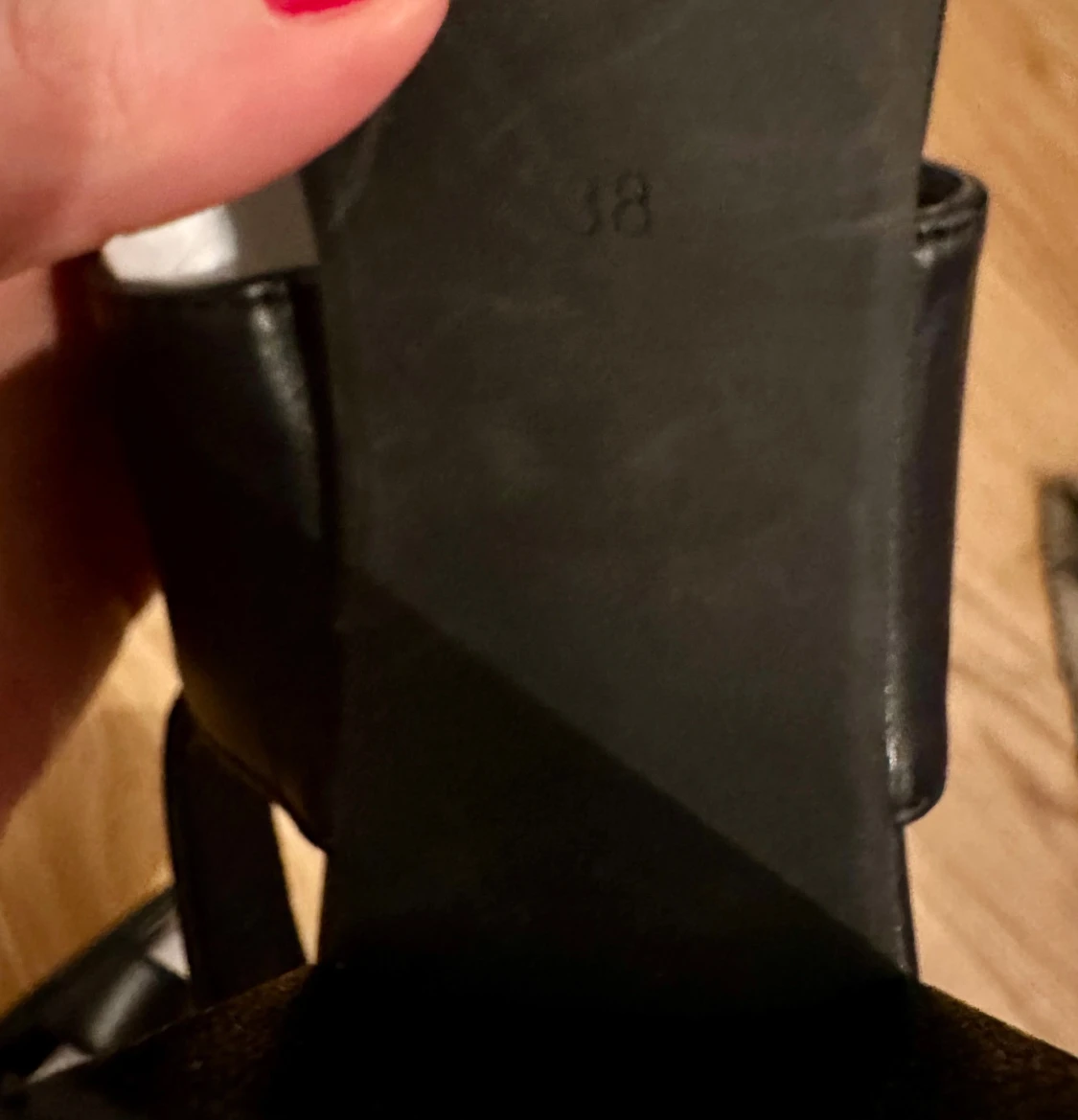 Svarta sandaler med klack från XIT - 5