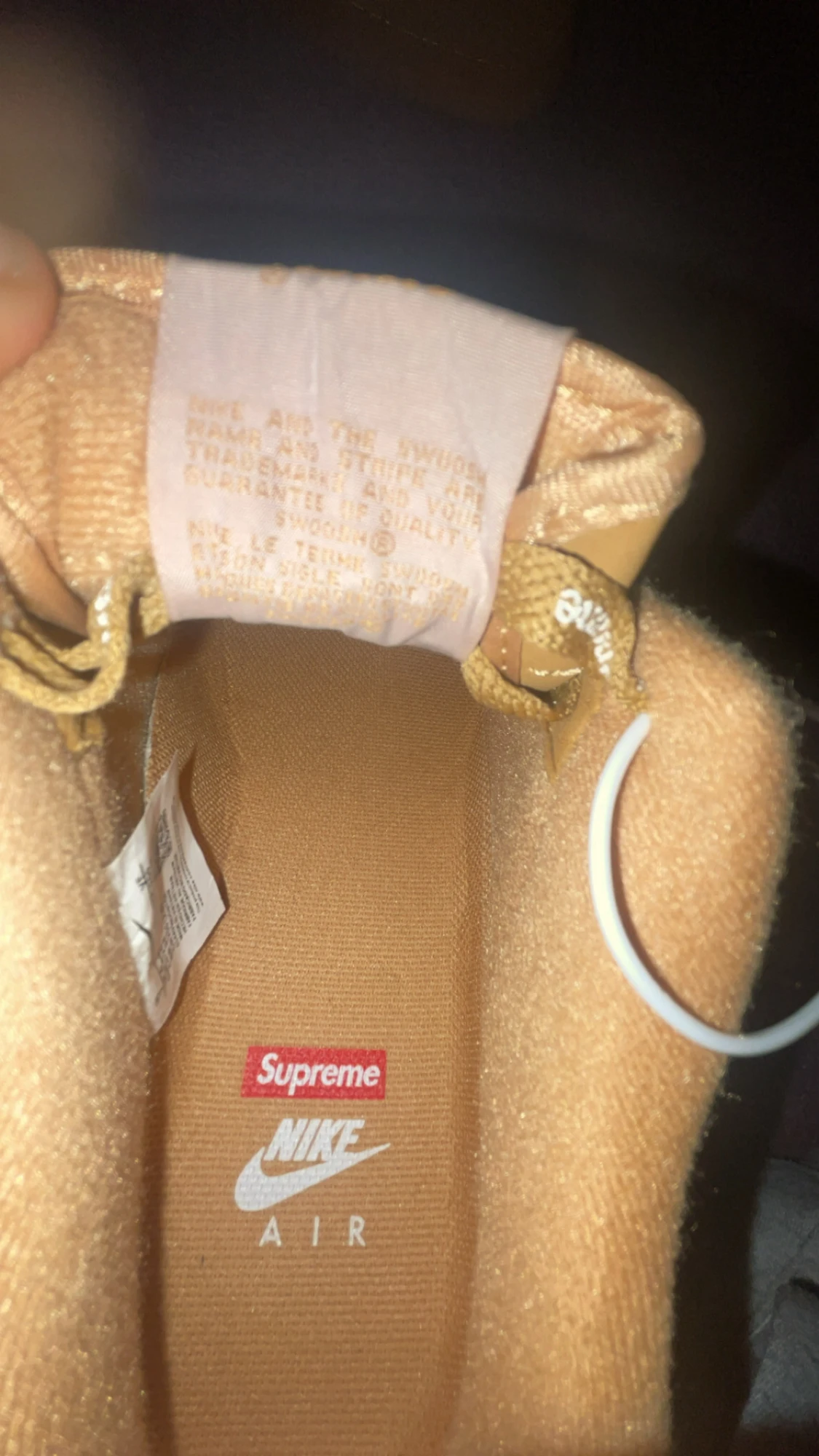 Nike Air Force 1 Supreme Wheat - 4