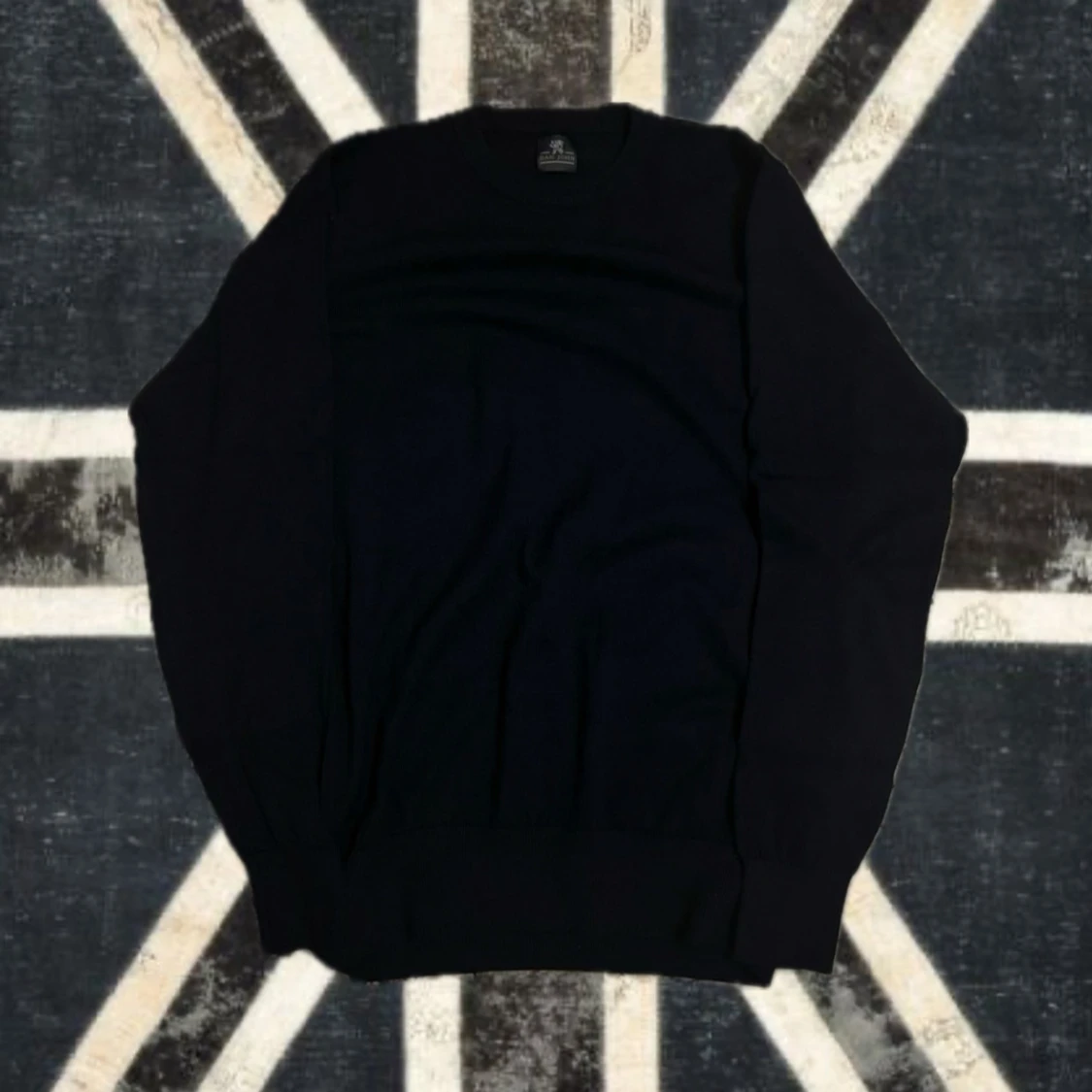 Svart stickad tröja från Dan John (S)