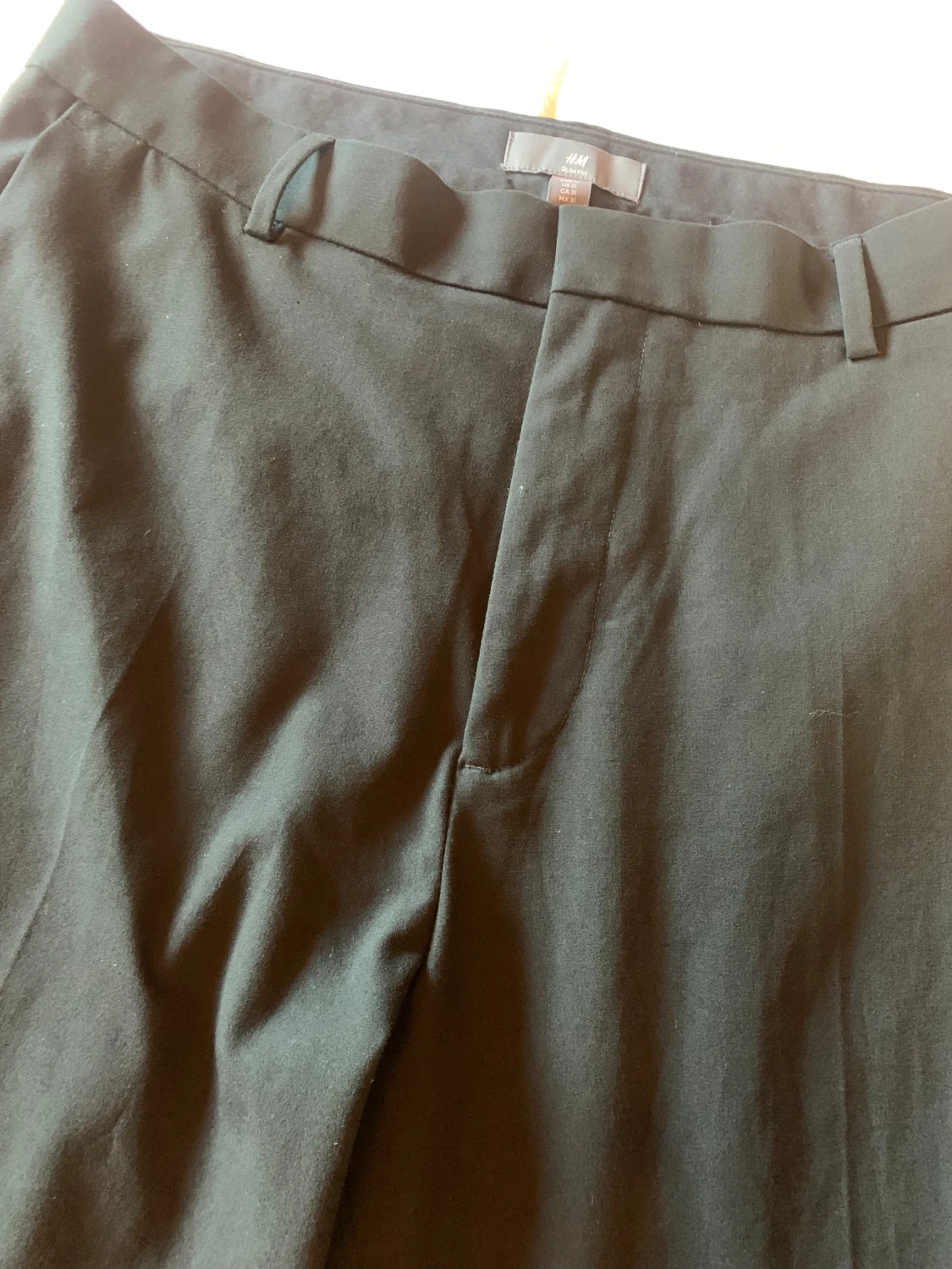 Svarta kostymbyxor H&M Slim Fit - 2