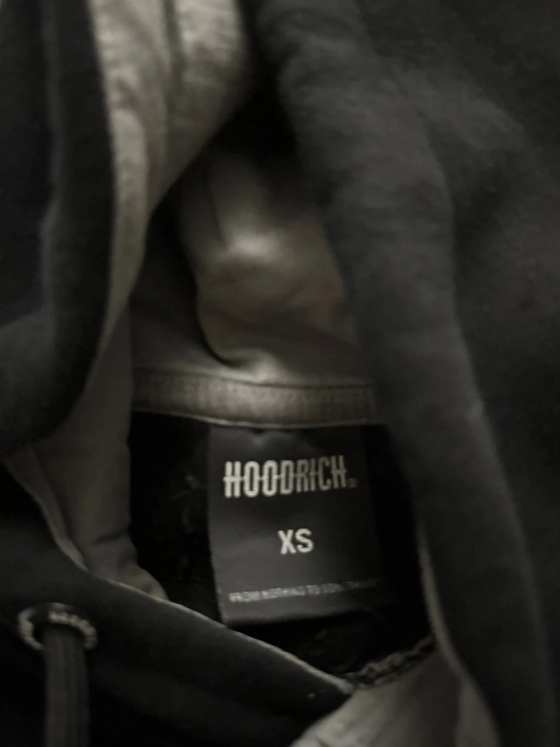 Svart hoodie från Hoodrich XS - 2