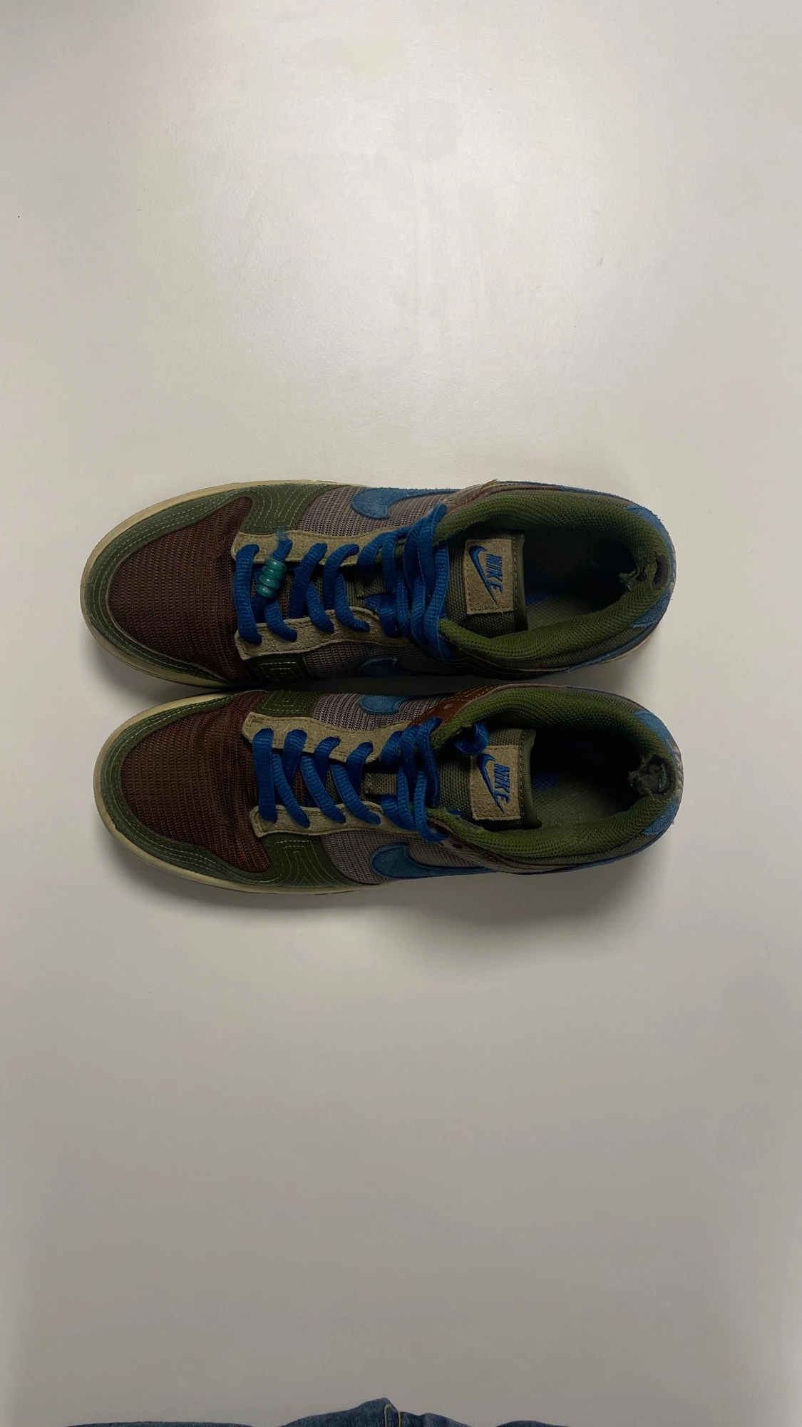 Nike Dunk Low i grönt och brunt - 3