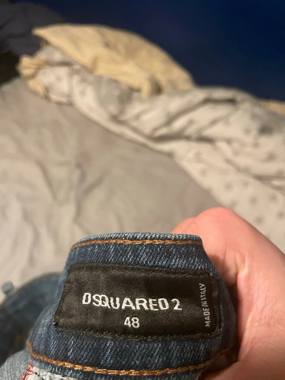 Dsquared2 blå slitna jeans, stl 48 32 wide - 3