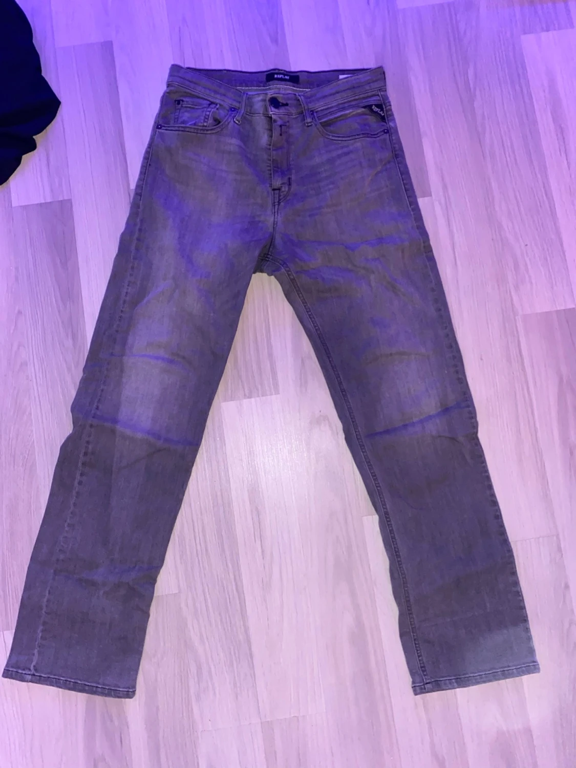 Replay grå jeans straight fit - 1
