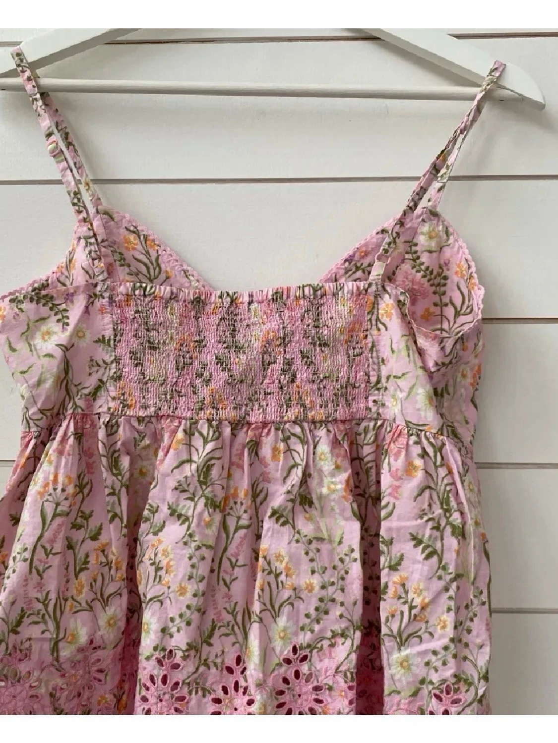 Rosa blommig linnetopp från Bikbok - 1