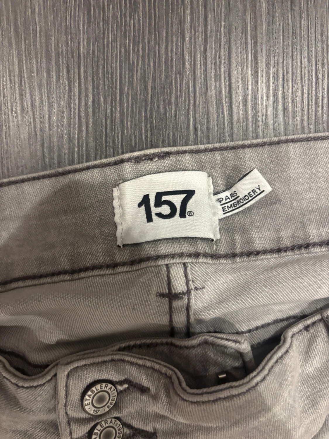 Grå bootcut jeans från lager 157 - 3
