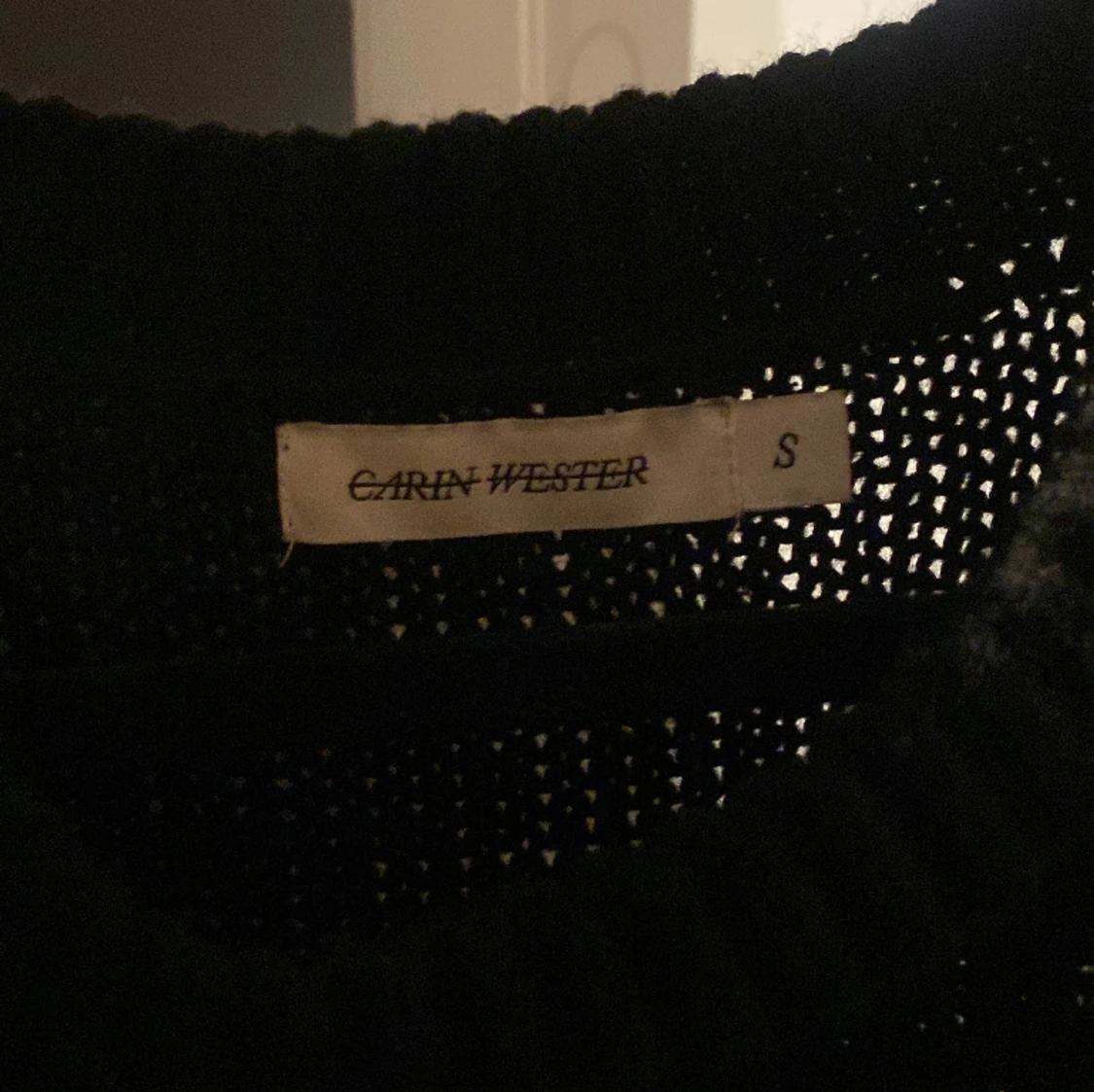 Svart stickad tröja  - 91