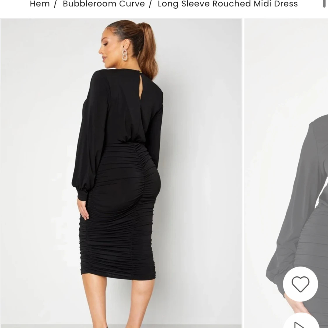 Svart Klänning  - 90