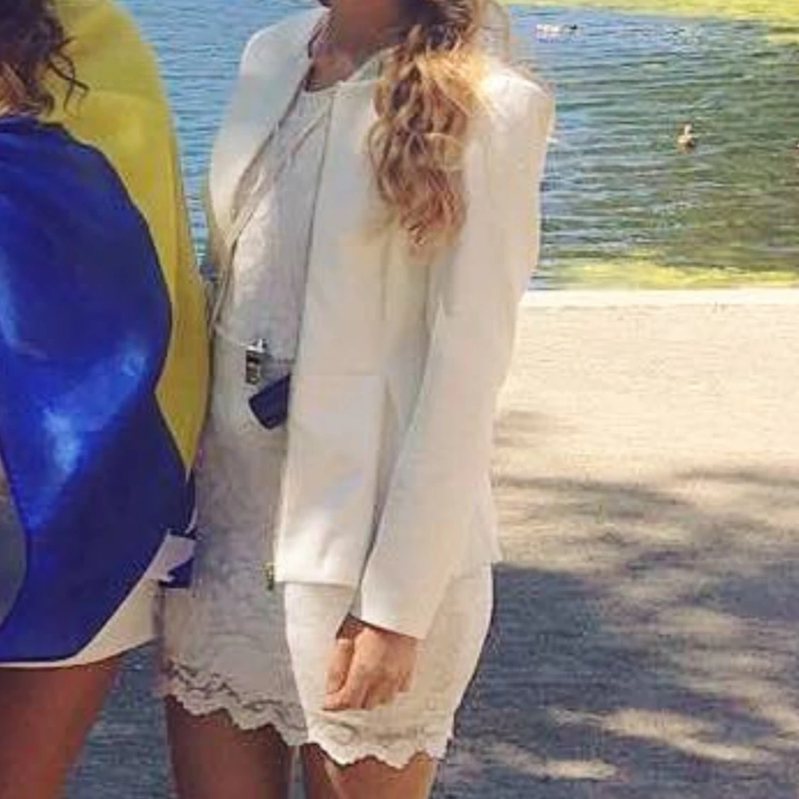 Superfin vit klänning NLY trend - 90