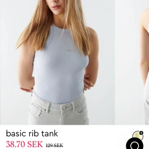 Gulligt blått linne🙌 - Storlek Xs men passar S också, super gulligt och passar till mycket🙌🩵