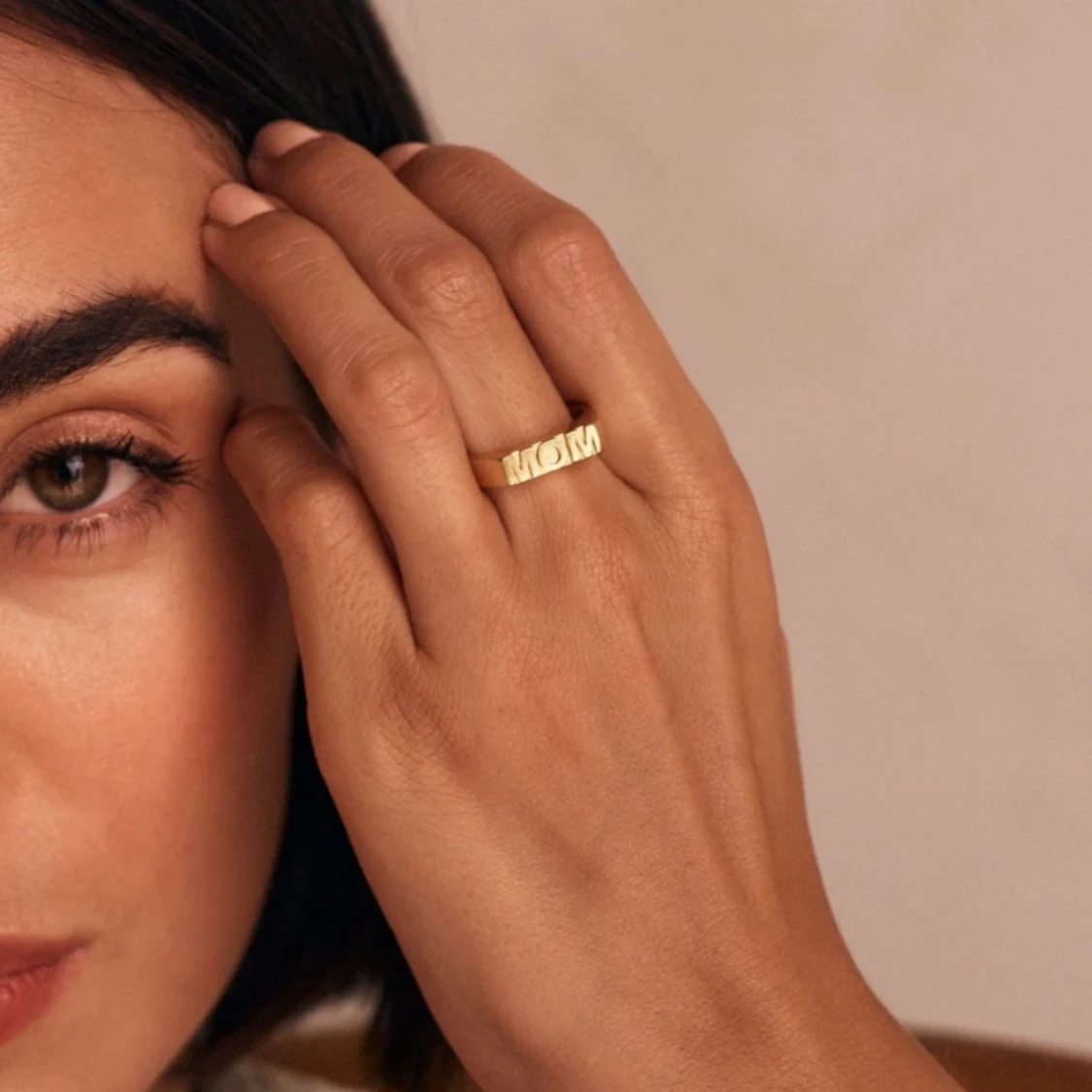 Signet Ring MOM  - 90