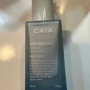 Caia , SOS rescue serum , knappt Använd  - Caia , serum knappt Använd , fin bevarad  Ordinarie pris är 295,, säljer för 60Finns i Åmål kan skickas 