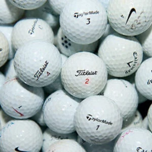 10 Callaway, Srixon, bridgstone, Taylormade, Nike, Wilson blandning (B-klassbollar)=85kr - Begagnade bollar i toppskick.