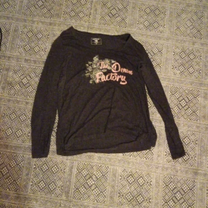 Black Shirt - black long-sleeved shirt, size 46, women's brand: the denim factory