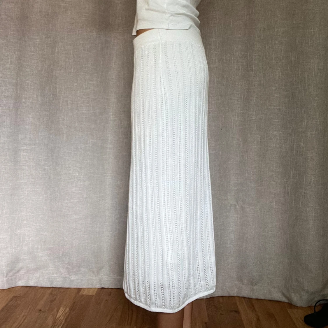 Stickad lindexkjol - 90