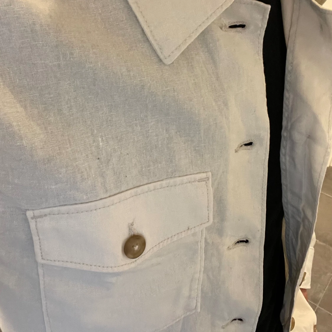 Overshirt i linne - 91