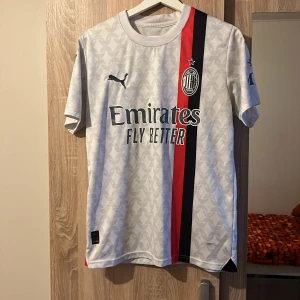 Säljer denna skit vackra jersey. Det är AC milans away kit. Storleken är M men den passar även S. Den är också använd. - Hej