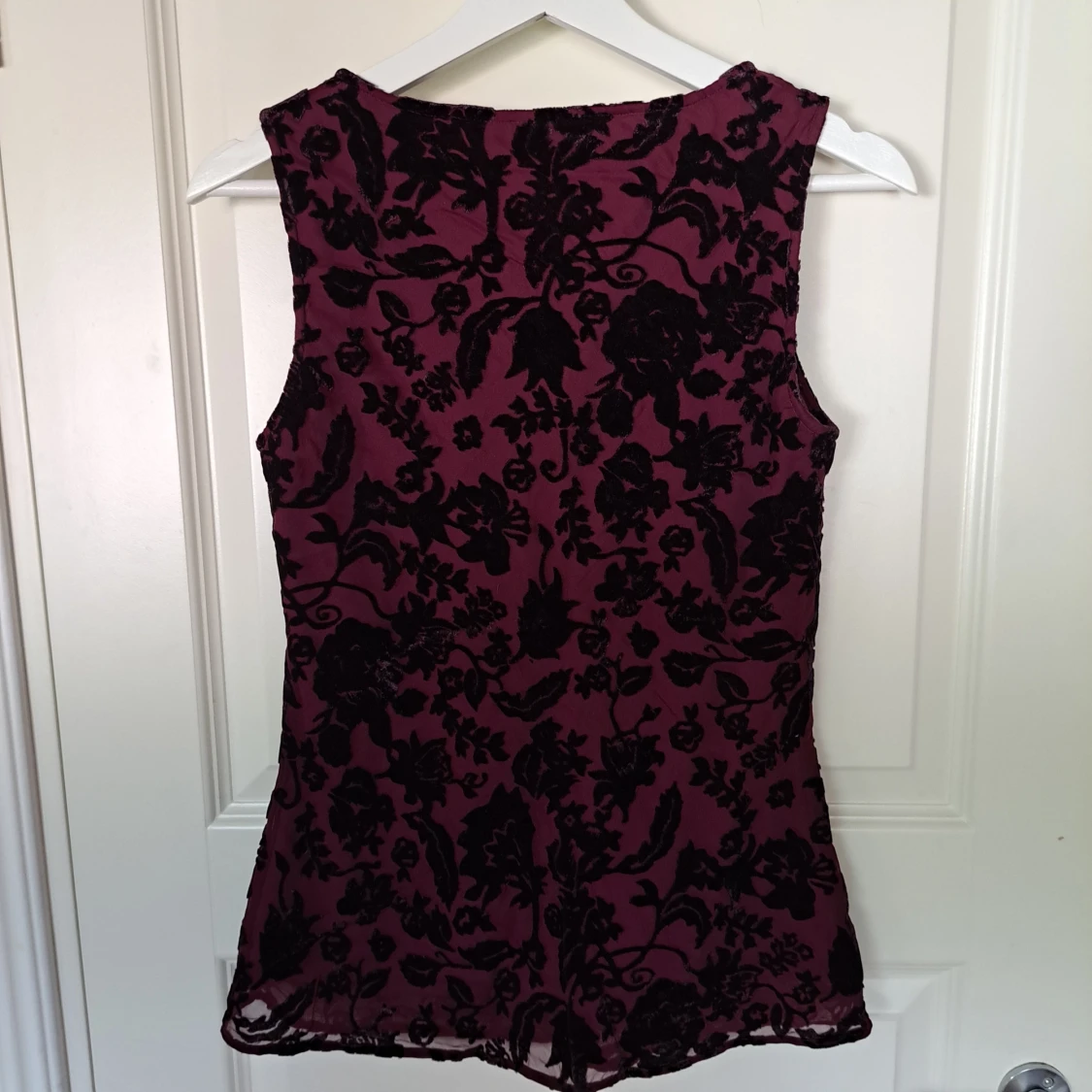 Rosa blommig topp - 91