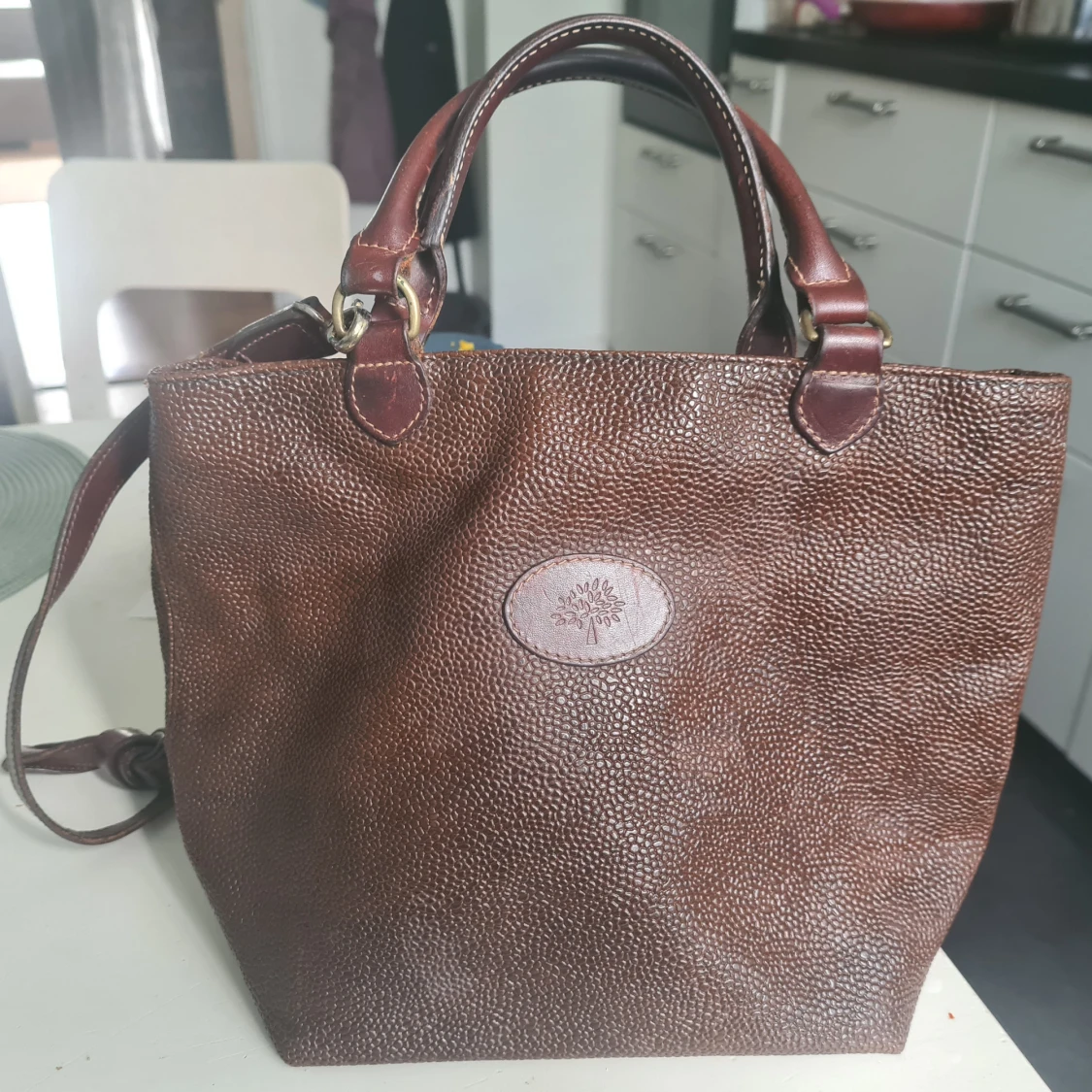 Äkta Burberry handväska 