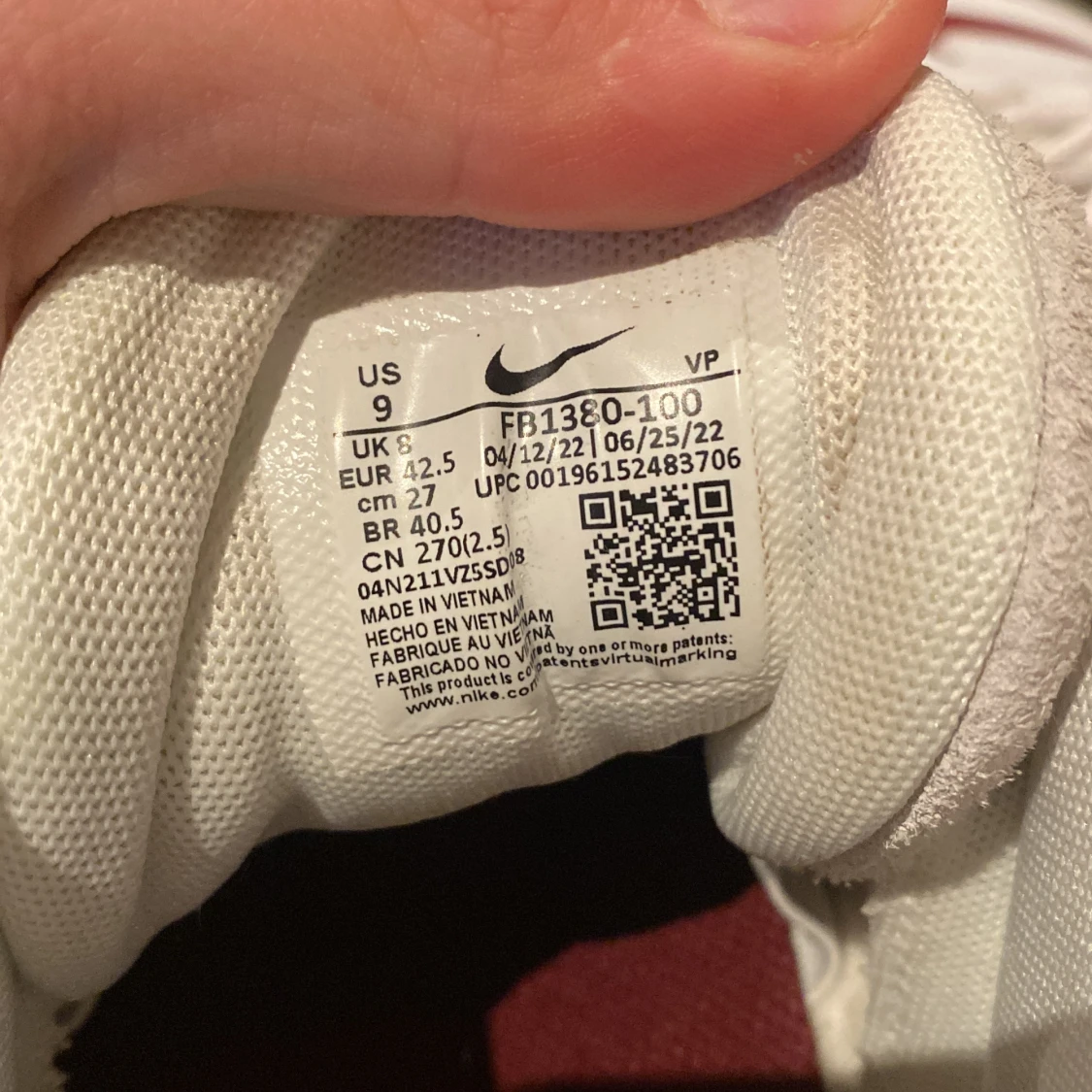 Feta Nike uptempo - 92