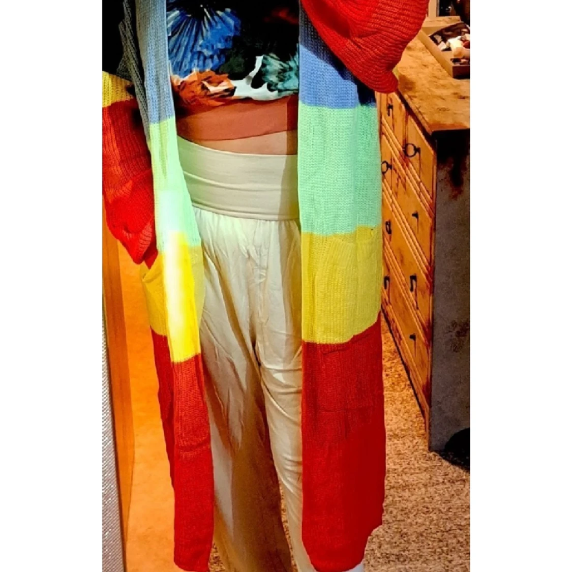 Lång kofta i flera färger - 91