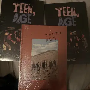 Teen age album oöppnad 350kr styck