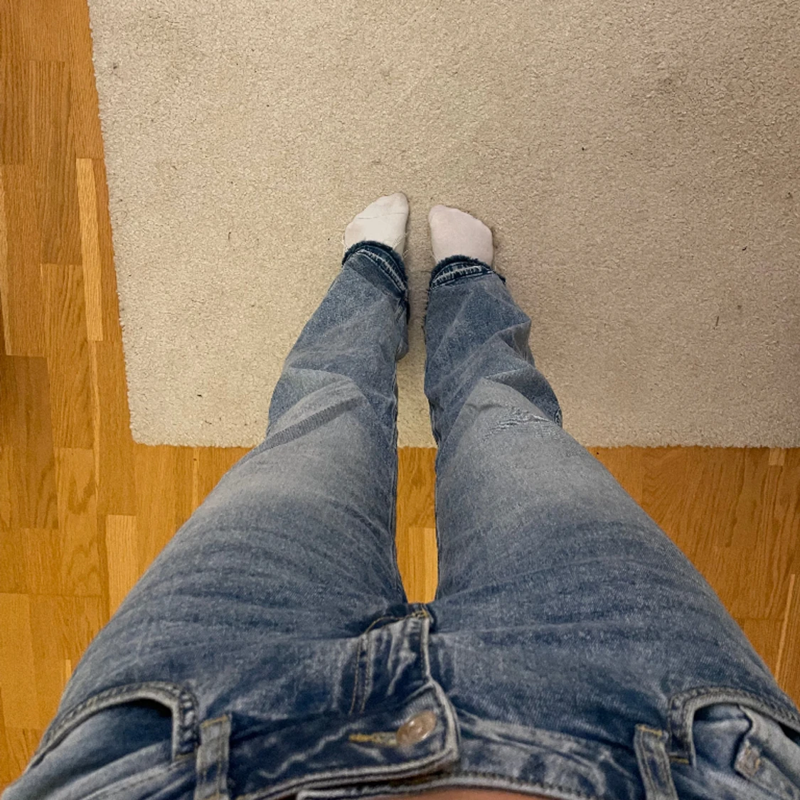 lågmidjade jeans - 91